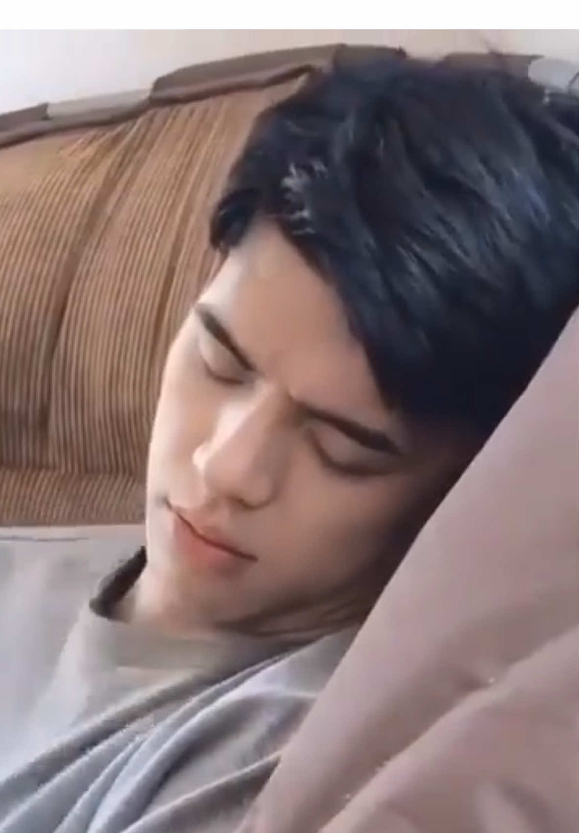 Omg he looks so peaceful and protected when he’s sleeping😫😭🥹🤏🏻  #JossWayar #เวอาห์แสงเงิน 