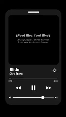Slide / Chris Brown #lyrics 