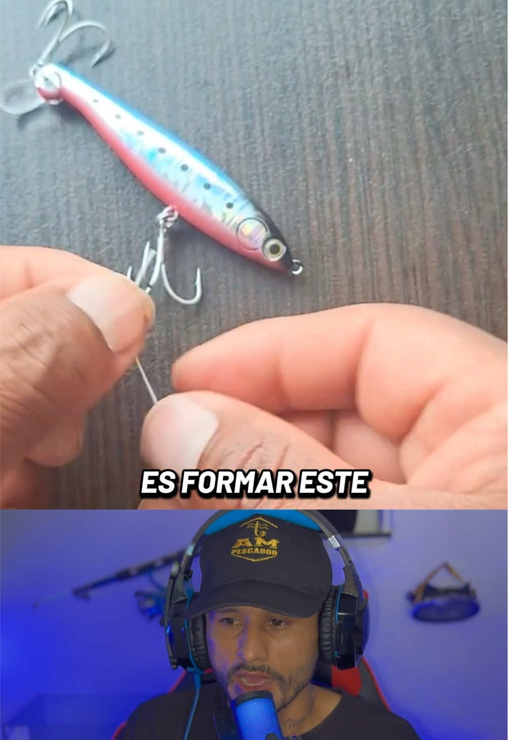 Nudo rapala. #señuelosdepesca #nudo #rapala #viralvideos #fishing 