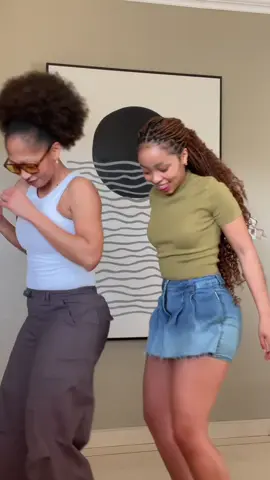 😝😝had to try the dance with my mom 