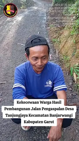 Pembangunan Jalan Pengaspalan Cipendey - Petakan Desa Tanjungjaya Kecamatan Banjarwangi Garut #fyp #informasi #Bidikhukum