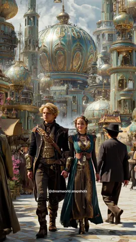 Where the Silk Road meets steam and brass — adventure written in sand, gears, and starlight #fantasy #silkroad #steampunk #AIart #desert 