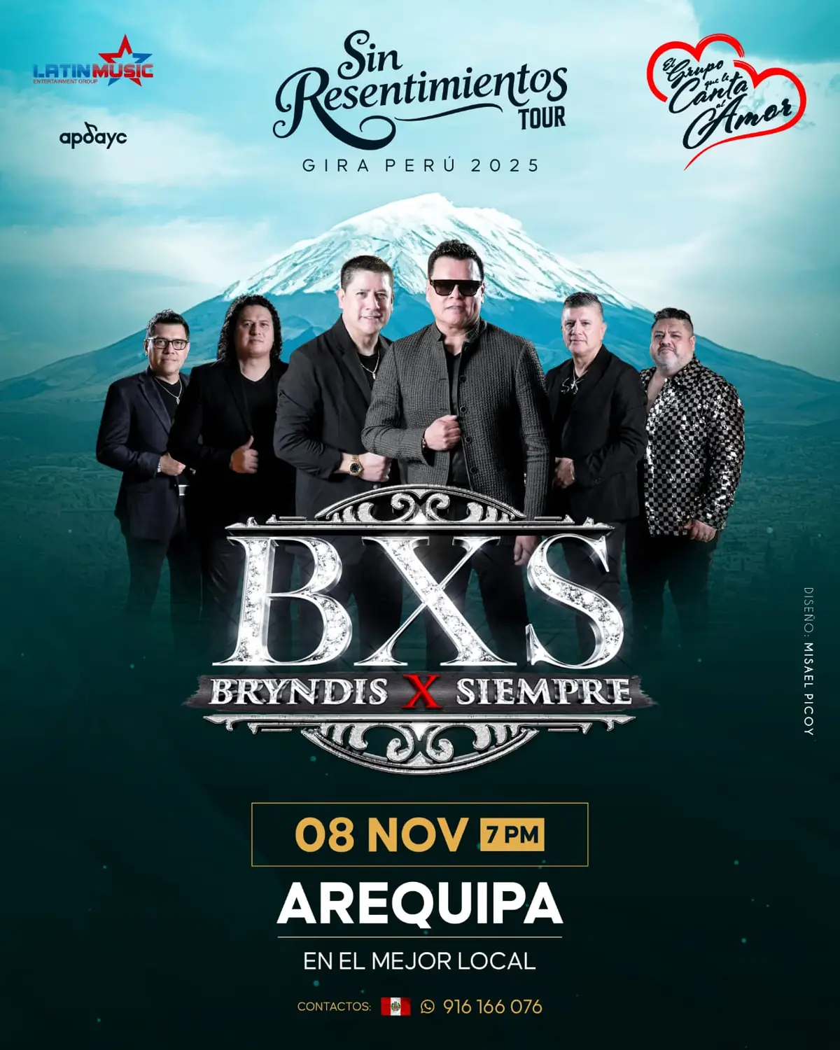 🚨💣Gozalo Arequipa  🇵🇪 💯 no podía faltar 💥Volvemos para Hacerles Vibrar 💥 🎵🤩 con el Grupo que le canta al Amor 🎶🤩  BXS Bryndis X Siempre  🇲🇽 😍 💥❤️Gira Peru 🇵🇪 Sin Resentimientos 2025 😍❤️🎵🙌 Los Mejores Exponentes de la cumbia Internacional vuelven a #Peru 🌹 Llegan con todos esos himnos de Amor 😍 y desamor que marcaron generaciones 💿😭 Prepárate para un concierto de Lujo este Sábado 08  de Noviembre en el Mejor local que próximamente estaremos anunciando 💘 Imposible perderte 😍🤩 #Huancayo #Cusco #Arequipa  #PuertoMaldonado                    