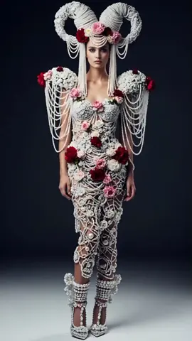 Beaded ladies, part 24 #beautifulwomen #aigirl #beads #aifashion #aiwoman 