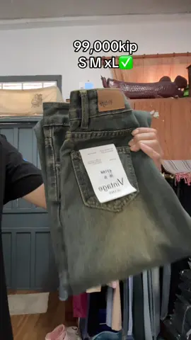 #เทรนด์วันนี้ #กางเกงยีนส์ #ໂສ້ງຂາຍາວງາມໆ 