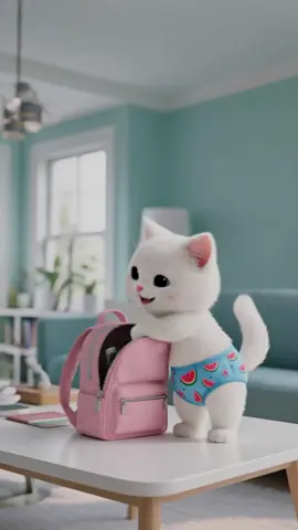 The mischievous kitten pranked its classmate and got shaved, accidentally unlocking a new look. #AICatVideo #AIVideo #AIAnimation