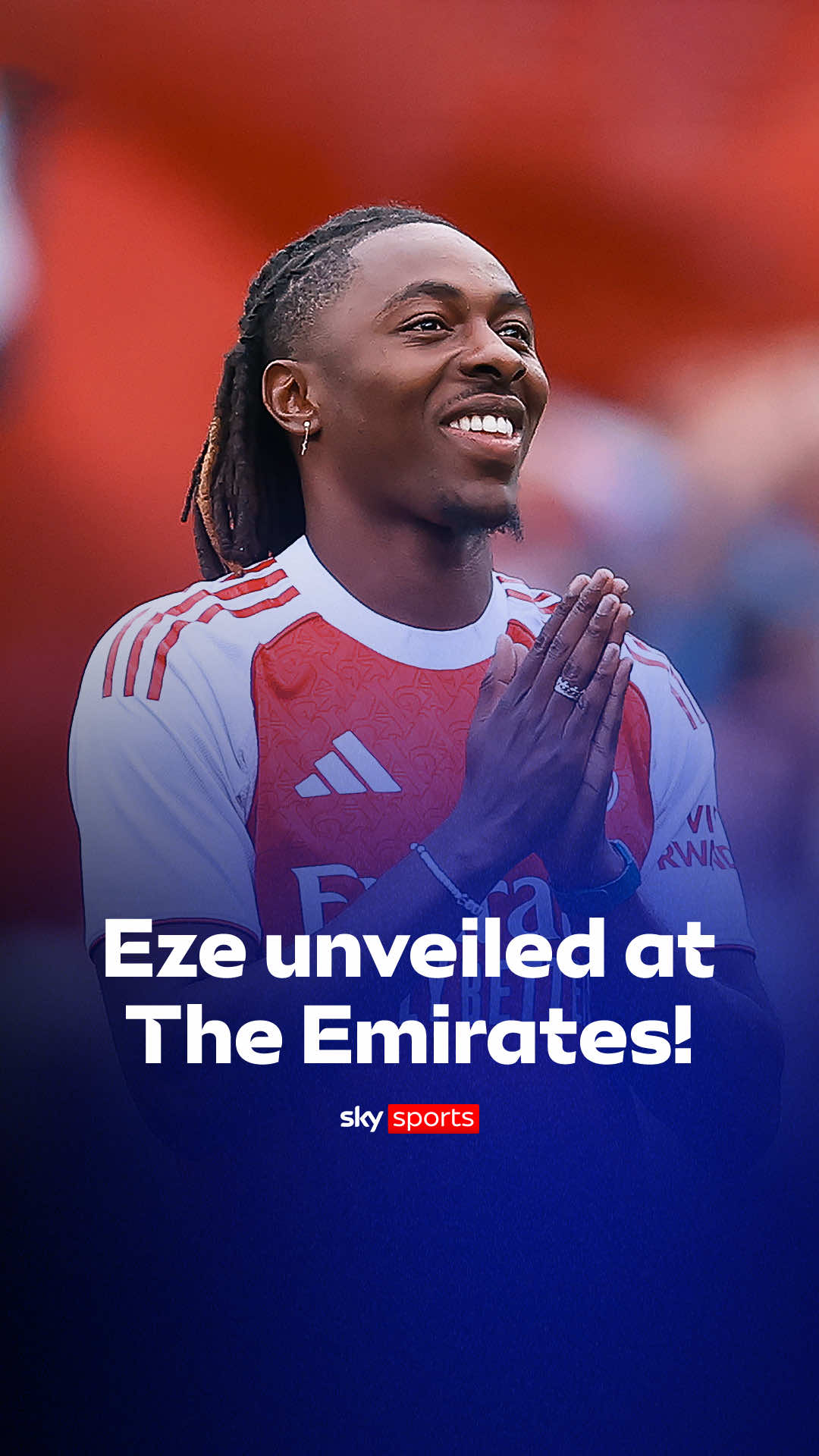 The coolest walk-out you’ll see 😎 #arsenal #eze #PremierLeague 