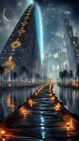 A bridge to another dimension... #landscape #aiart #dream #mindblown 