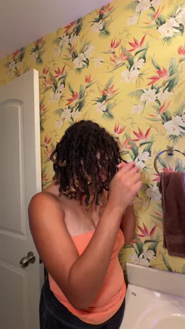 Kinda loving the wavy, no-retwist loc look on me 🥰 #blackwomenwithlocs #locsoftiktok 