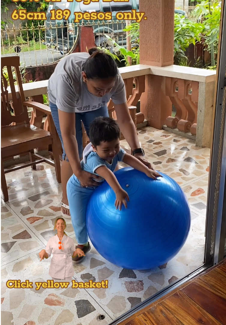 Yoga Fitness Ball 65cm #foryoupageofficially #tiktokphilippines🇵🇭 #fypシ゚viral #tiktokaffliate #yogaball 