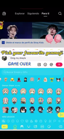 Omg my Shayla!! 😭💫 Pick your favourite Genmoji & tell me in the comments 👇 which Genmoji is your vibe today? 👀💖 #StrayKids #Genmoji #stay #emoji #facemoji #genmoji #cutiee #straykids #skz #omgmyshayla #tuto #keyboard #kpopfyp #gameover