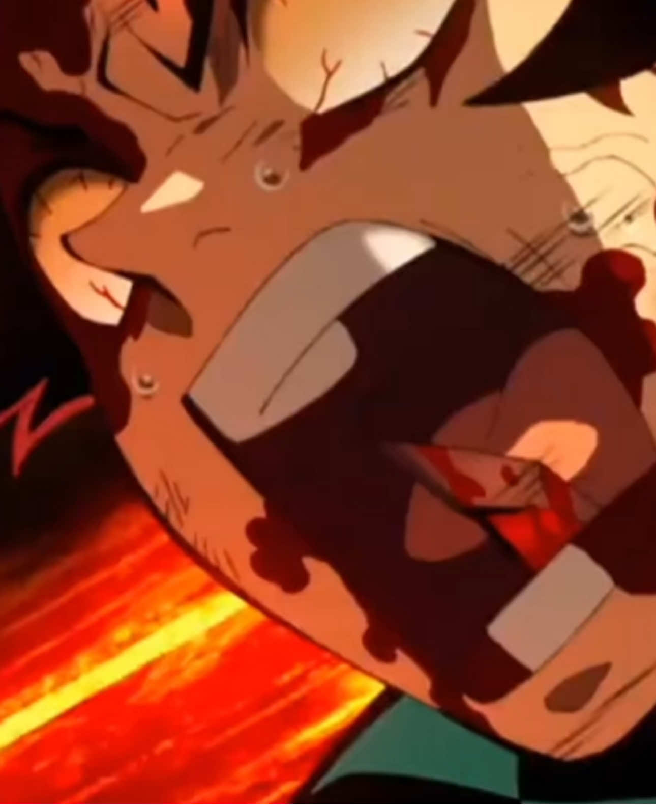 Tanjiro’s scream!  Sub or Dub?  Who did it better? #anime #demonslayer #memes #edits #viral 