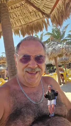 Na praia!