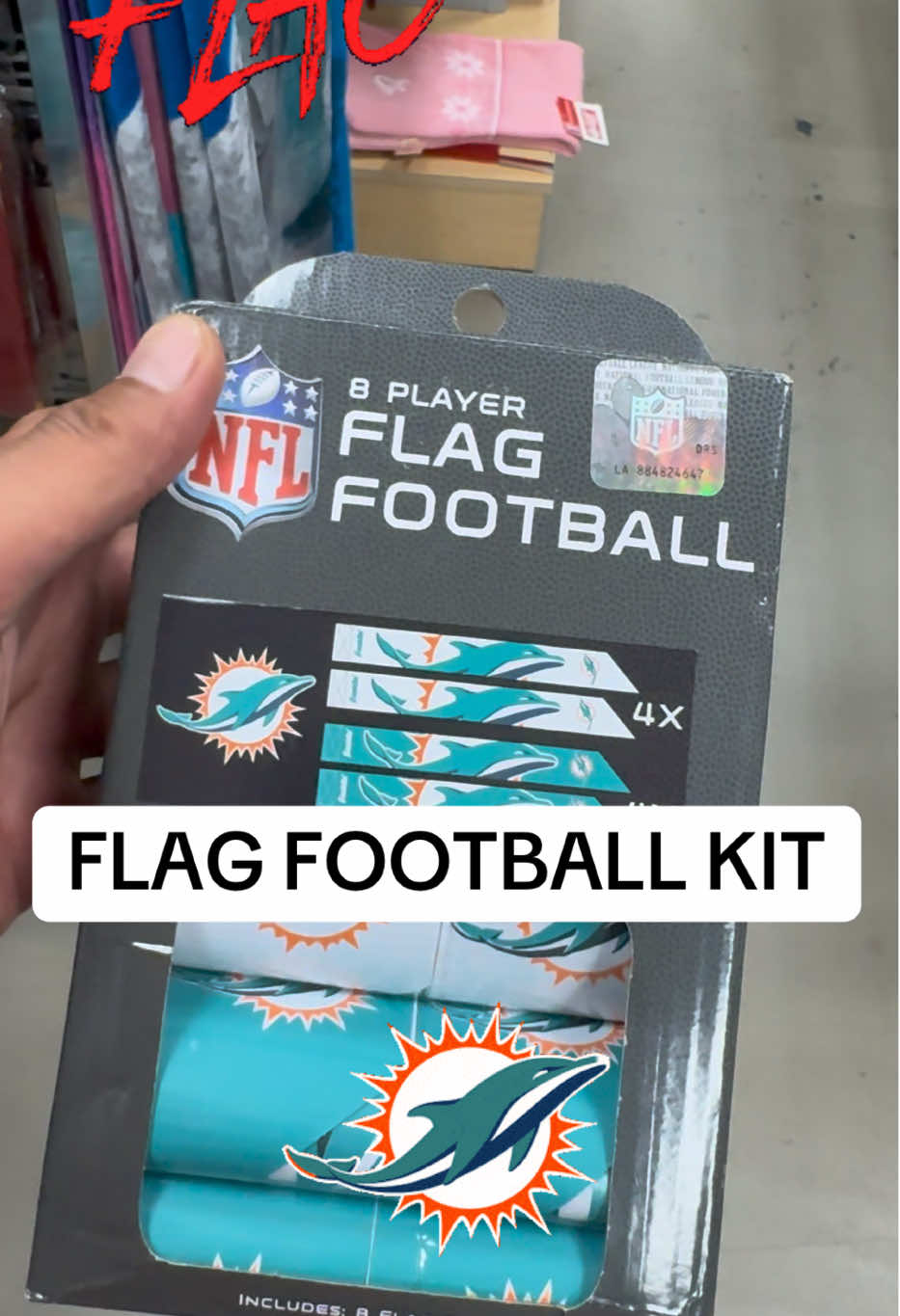 🐬🏈 Get the squad together! The Miami Dolphins flag football kit has everything you need to hit the field. Who are you running plays with first? 👀 #SinbadSports #CapStoreOnline #MiamiDolphins #FinsUp #FlagFootball   