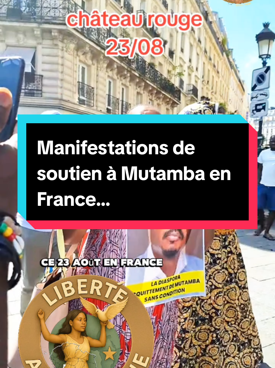 La diaspora congolaise vivant en France soutient Constant Mutamba...  Marche de soutien à Mutamba... Château Rouge... #rdcongo🇨🇩 #Mutamba #politique #LibertéAfricaine #tiktokafrika🇸🇳🇲🇦🇲🇱🇿🇲🇿🇼🇿🇦🇬🇶🇱🇷🇱🇾🇬🇳 