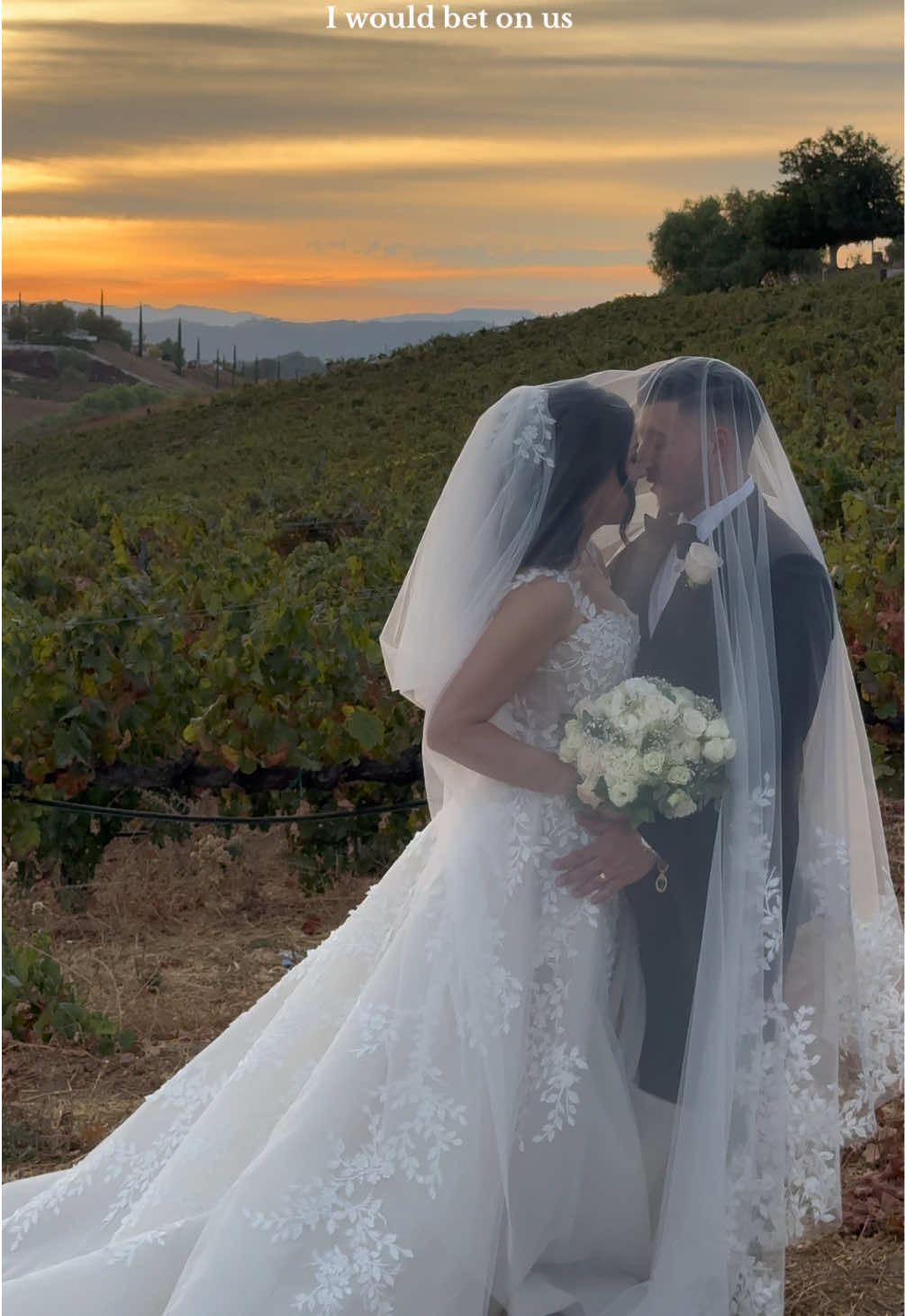 In every lifetime.  Content by @Nicole | Content Creator 🤍 Hair @jennymitchhair  Makeup @Donna Soto  Dress @Luv Bridal @Madi Lane Bridal  #allin #betonus #vineyard #wedding 