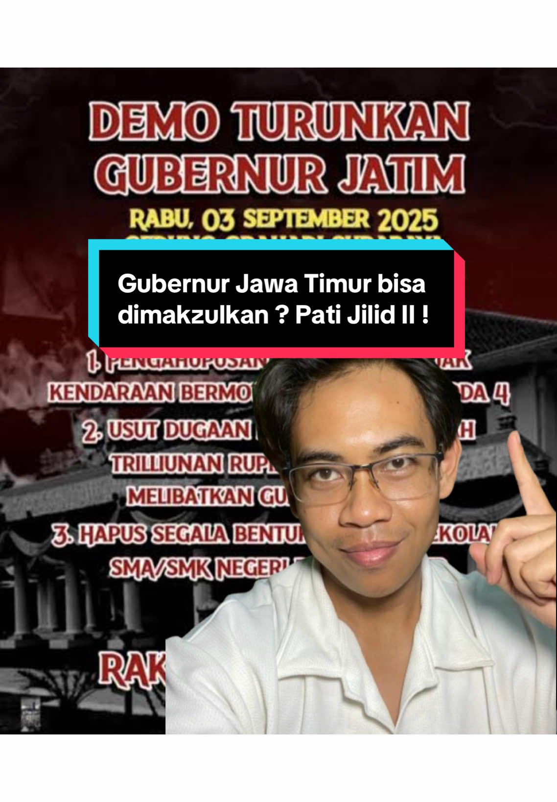 Dalam kerangka negara hukum, setiap penyelenggara pemerintahan, termasuk Ibu Khofifah Indar Parawansa, memiliki kewajiban untuk menempatkan hukum sebagai dasar pijakan dalam setiap kebijakan maupun tindakan. Penegakan prinsip ini bukan sekadar formalitas, melainkan bagian dari komitmen menjaga keadilan, kepastian, dan kemanfaatan hukum bagi seluruh masyarakat. Oleh sebab itu, penting bagi kita semua untuk senantiasa mengingatkan bahwa supremasi hukum adalah pilar utama demokrasi.” #NegaraHukum #SupremasiHukum #KeadilanSosial #GoodGovernance #RuleOfLaw 