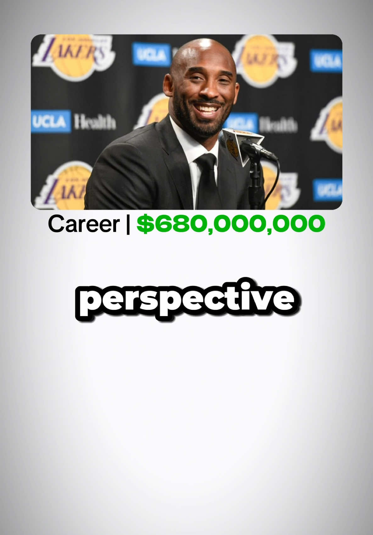 Putting Kobe Bryant’s $680M Career Earnings into Perspective. RIP Kobe & GiGi ❤️ #NBA #basketball #money #breakdown #kobe 