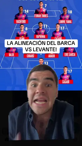 Tenemos la alineación del Barca!!