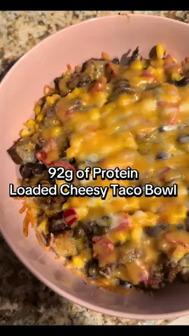Struggling to get your protein in or looking for new ways to add extra protein? Check out protein seasoning which makes it so easy.  This loaded cheesy taco bowl is an easy and quick meal to make and packs over 92g protein! Here’s the full recipe: -4-5 servings taco protein seasoning  -1lb lean ground beef  -1 large potato  -black beans  -cheese -homemade protein cheese sauce   #creatorsearchinsights #proteinized #highprotein #glp1 #glp #vsg #proteinseasoning #tacobowl #cheese #healthyrecipe #proteingoal #proteinrecipes #highproteinmeals 