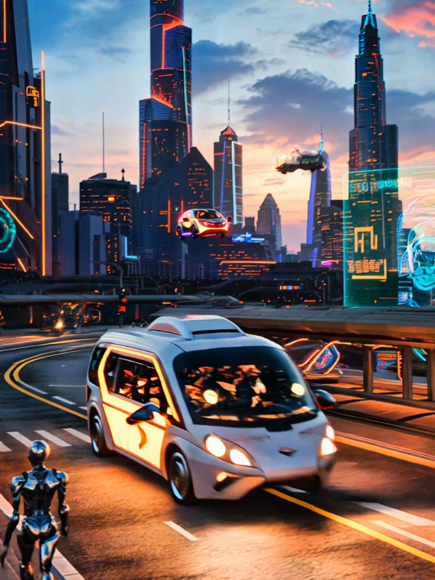Welcome to Dubai 3025! City where robots walk among us, flying cars light up the skies, and neon highways connect futuristic towers. 🌆 🤖 🚕. @Pollo AI  To create an AI Videos like this,  join: https://pollo.ai Exploring Tech with Pollo AI CPP #polloai #aitools #dubai  #mydubai #future                   This is a glimpse of how tomorrow might look.