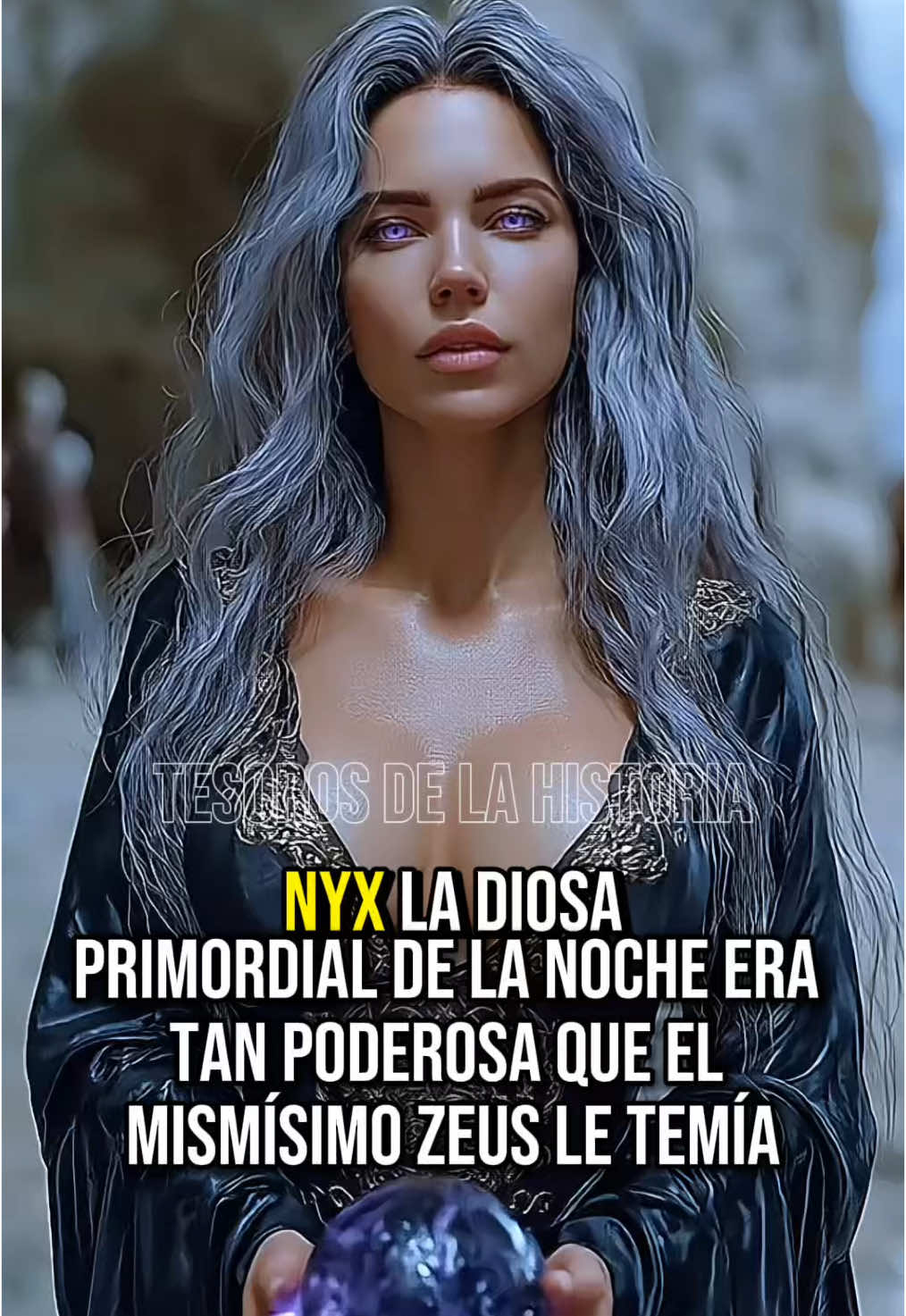 Nyx, la diosa de la noche, era tan poderosa que incluso Zeus temía su inmenso poder.  #nyx #mitologiagriega #diosas #zeus #mitologia #atenea #fyp #Viral #thanatos #greekmythology 