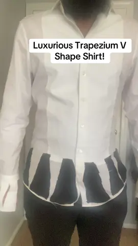 Luxury Trapezium V Shape Designer Shirt! #fashiontiktok #designerclothes 