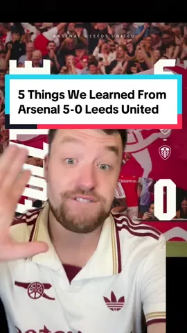5 Things We Learned From Arsenal 5-0 Leeds United as Gyokeres scores 2 goals and Max Dowman makes his debut #arsenalfc #arsenalfans #gyokeres #saka #rorytalksfootball 