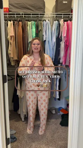 Happy Saturday!! Getting to film a very fun video and able to give back! If you can’t tell I’m OBSESSED WITH BROWN right now 🤎🤭 what’s your Saturday plans? #getdressedwithme #mom #midsize #OOTD 