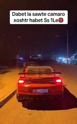 Camaro Ss 1Le🏎️#foryou #foryoupage #fypシ゚ #camaro #slemani 