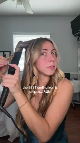 ifs only $95 today!!!! once again raving about the best curling iron @Bio Ionic #hair #curlingiron #hairtok #curlinghairtutorial #hairstyle 