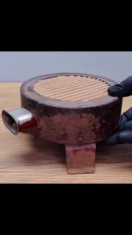 Part 1 Rusty Electric Stove Restoration [Camping Hotplate] #repair #restoration #fyp 