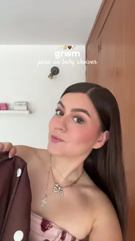 grwm para un baby shower✨👶🏻🤎🍼 ig: calijimenezg_ 