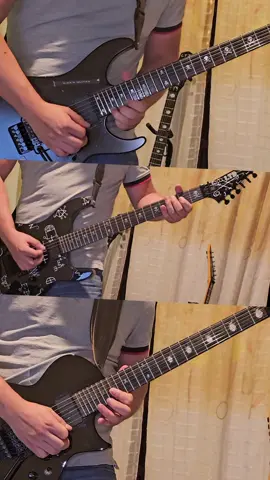 My Friend of Misery - Metallica  dual harmony and solo cover #esp #thrash #guitar #kirkhammett #kh2 