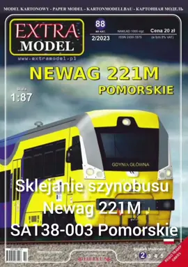 Sklejanie szynobusu SA138-003 Pomorskie wydawnictwa ExtraModel. #sklejanie #model #szynobus #pomorskie #extramodel  @Mikol z Kujawsko-Pomorskiego 
