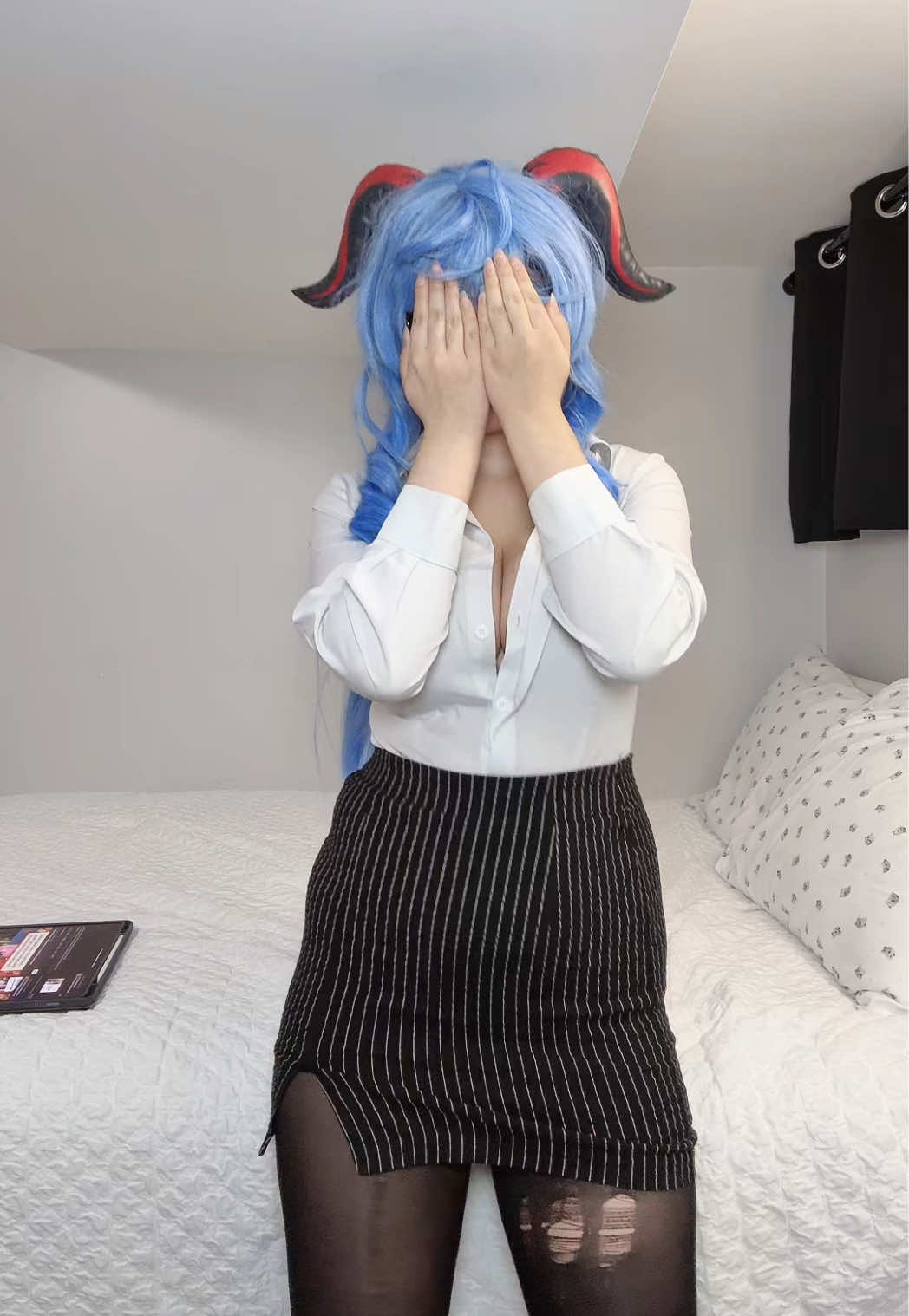 Boogie’s awkwardly #ganyu #ganyucosplay #genshin #egirl #trend 