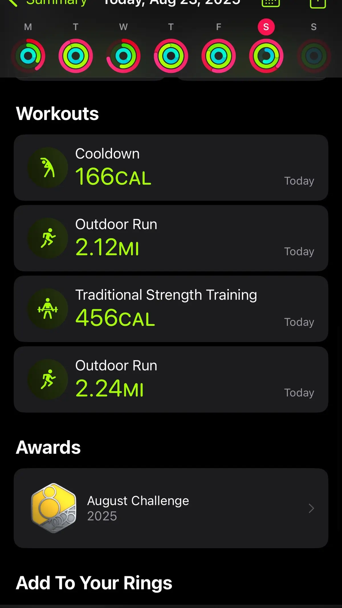Left my phone at home this morning, so no video today. Yall getting screenshots, but little over 2 mile run to the gym. 60 mins weight lifting. 2 mile run back home. Happy Saturday ! Also got in 40 miles of running this week with two rest days!  #chicagomarathontraining #marathontraining #Fitness #strava #chicago 