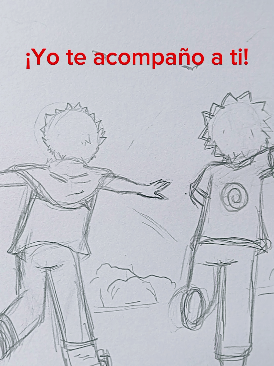 Una amistad increíble que no se ve mucho en el anime, pero nos hubiera gustado ver sus intenciones ❤️🧡✨ #naruto #gaara #narutoshippuden #dibujotradicional #anime 