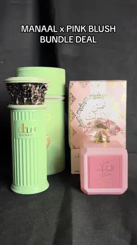 Double the fragrance, double the vibe! 🌸✨ Get the Manaal & Pink Blush bundle now and elevate your scent game. #perfumelovers #intenseoud #stayintense #fragrance #fyp 