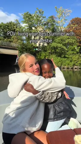 Summer life with your bestie ☀️ @sienna_sisi_andmama  @chrisbrownofficial  #besties #viral #cuteness #fyp 