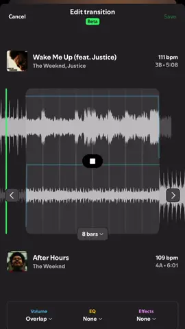 Was just playing around with Spotify mix #theweeknd #afterhours #transition #spotify