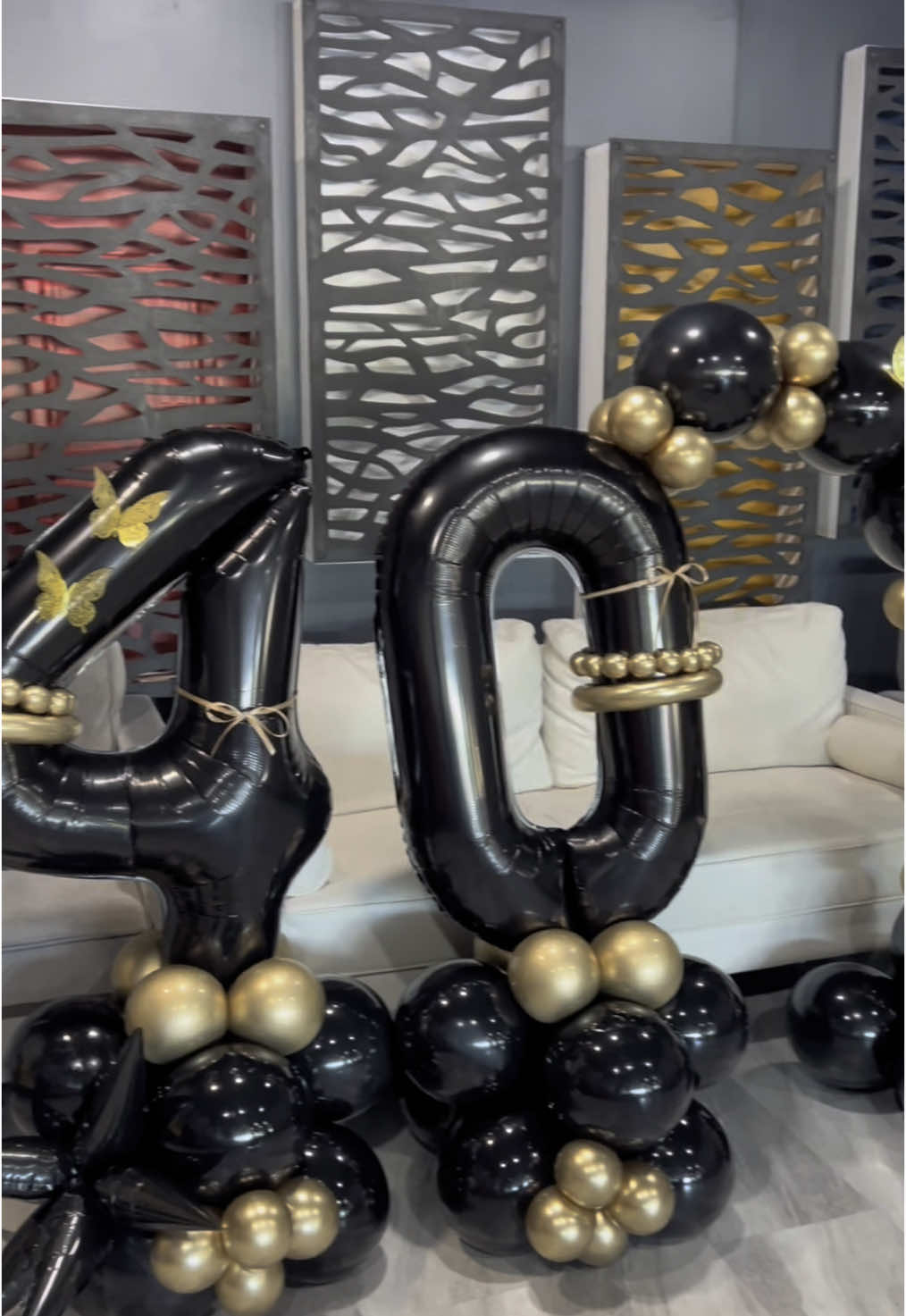 Number stacks for a special birthday  #757balloons #757birthdaydecor 