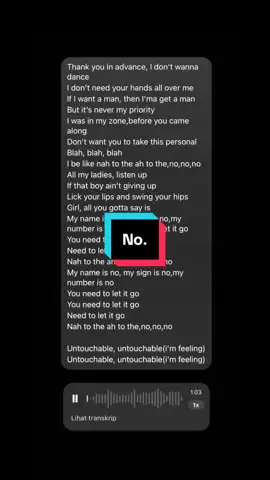 I’m feeling untouchable untouchable. #coversong #lyricsvideo #fyp #foryou #music 