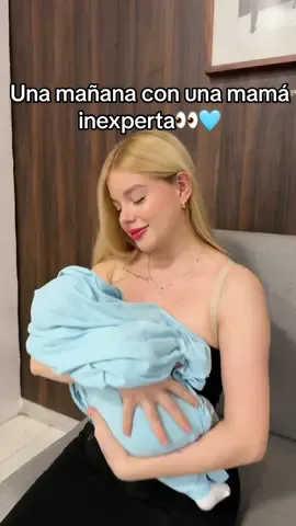 Una mañana con una mamá inexperta 👀❤️