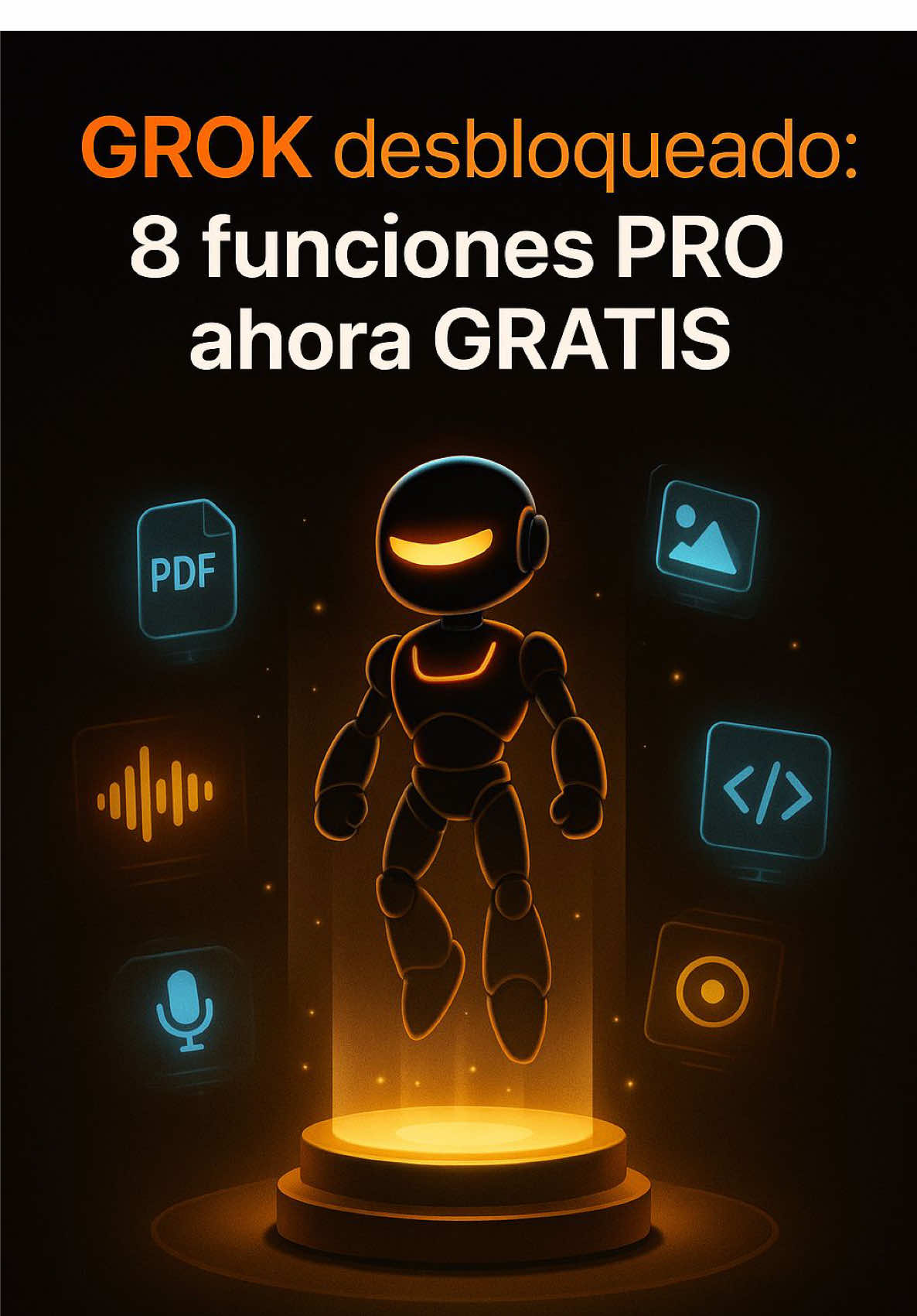 Grok se bajó del pedestal y ahora te da 8 superpoderes de IA, sin pagar y algunas son ilimitadas. #IA #Gratis #Grok4