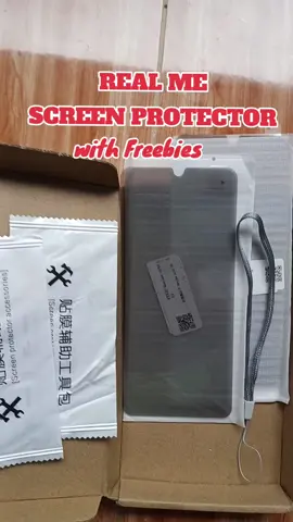 Real Me Screen Protector with FreePhone Lace!!!Buy2 Less Cheaper #phone  #phoneaccessories  #screenprotector  #temperedglass 