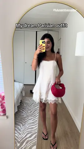 Little Paris preview w @Lulus #lulusambassador #parisoutfit #parisianstyle #whitelacedress #summeroutfitinspo #parisoutfitinspo #chicoutfit #kittenheels #lovelulus 