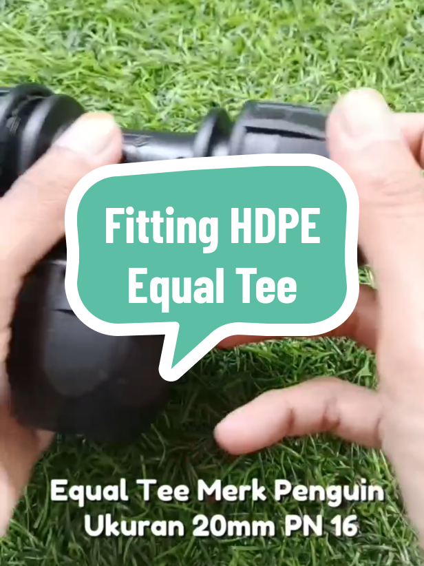 fitting hdpe equal tee #esapipa #ekasaktianugerah #fittinghdpe #pipahdpe #fyppppppppppppppppppppppp 