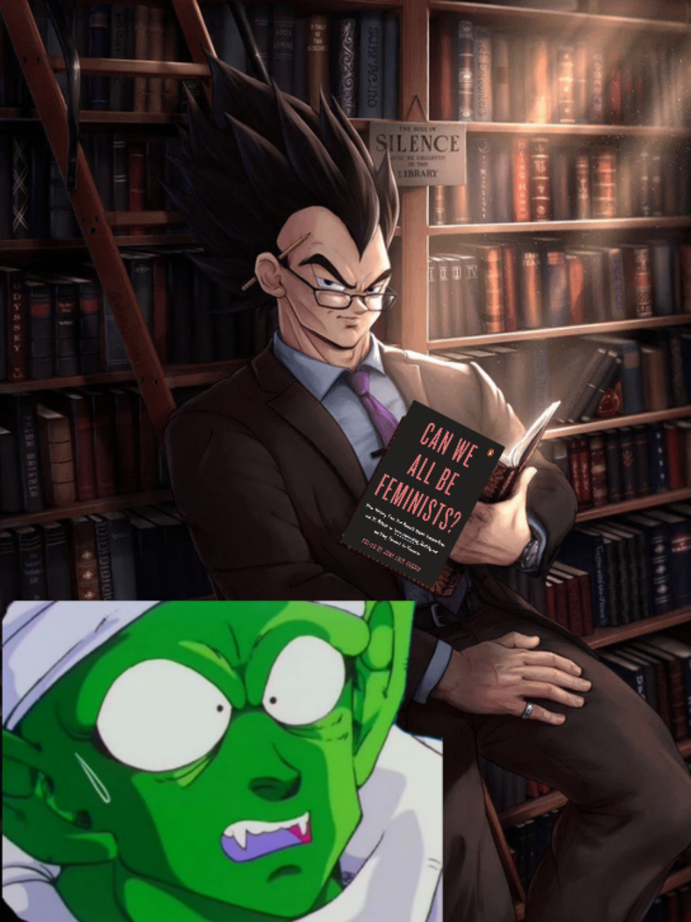Vegeta the performative male #dragonball #vegeta #dragonballz #anime #voiceover 