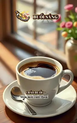 Chúc CN uống cà phê sáng chủ Nhật vui vẻ bình an thư giãn sau một tuần làm việc 